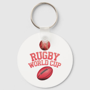 Rugby World Cup Logo met verkeerde balplaatsing Sleutelhanger