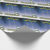 rugby xmas cadeaupapier (Hoek)