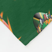 Rugby Zuid-afrika bokke Fleece Deken (Hoek)