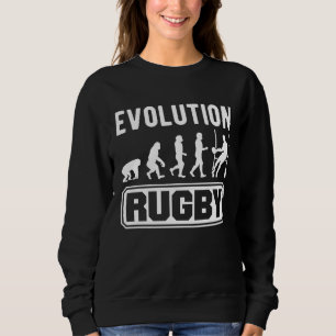 Rugbybal Sportspeler Retro Evolutie Rugby Team Trui