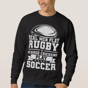 Rugbyspeler Echte Mannen Spelen Rugby Trui