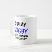 rugbyspeler koffiemok (Voorkant links)
