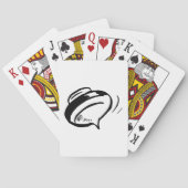 Rugdraaien bovenaan pokerkaarten (Achterkant)