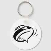 Rugdraaien bovenaan sleutelhanger (Achterkant)