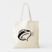 Rugdraaien bovenaan tote bag (Achterkant)