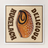 Rugelach Joodse Poolse crescent Roll Pastry Bakery Legpuzzel (Horizontaal)