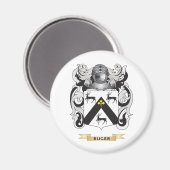 Ruger Wapen (Family Crest) Magneet (Voorkant / Achterkant)