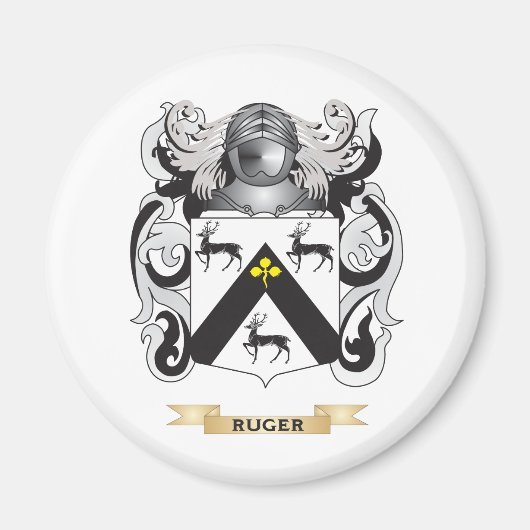 Ruger Wapen (Family Crest) Magneet (Voorkant)