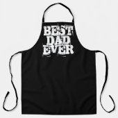 Rugged Black Best Pap Ever Typography Schort (Voorkant)