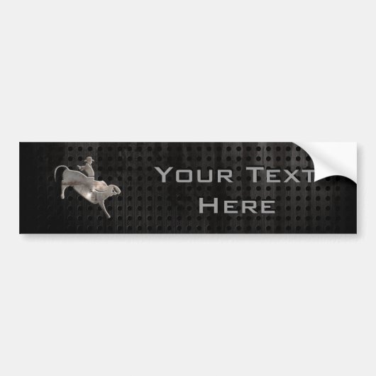 Rugged Bull Rider Bumpersticker (Voorkant)
