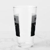 Rugged Deer Hunting Buck Naam Zilver Zwart Glas (Links)