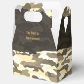 Rugged Desert Camouflage gepersonaliseerde gunstbo Bedankdoosjes (Open)