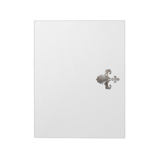 Rugged Fleur de lis Notitieblok (Gedraaid)