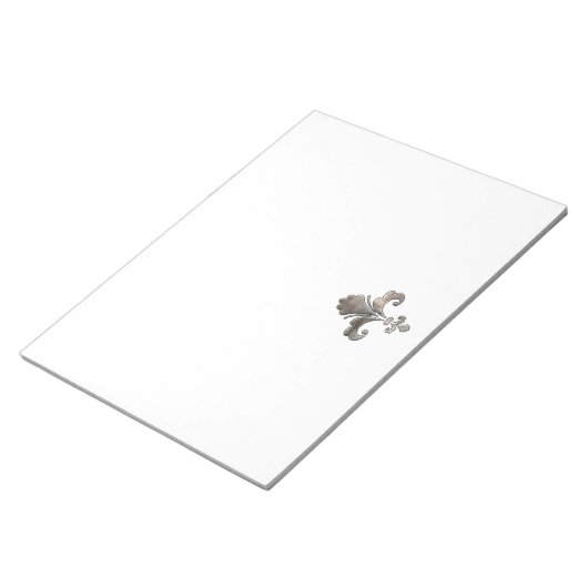 Rugged Fleur de lis Notitieblok (Schuin)