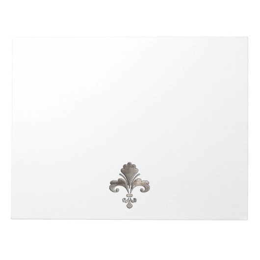 Rugged Fleur de lis Notitieblok (Voorkant)