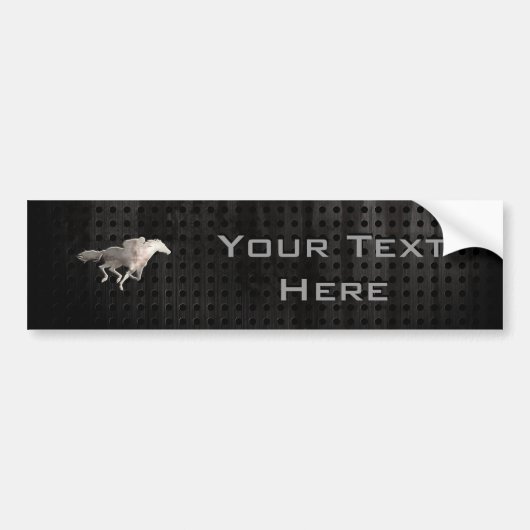 Rugged Horse Racing Bumpersticker (Voorkant)