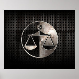 Rugged Justice Scales Poster