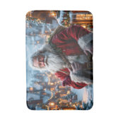 Rugged Santa Bath Mat (Voorkant Verticaal)