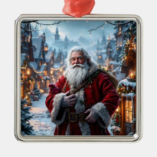 Rugged Santa Ornament (Voorkant)
