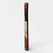 Rugged Wood Florida Flag Case-Mate iPhone Case (Achterkant/links)