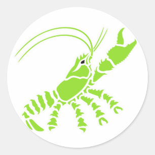 ruggegraat ronde sticker