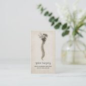 ruggengraat visitekaartje (Staand voorkant)