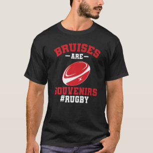Rugger League Rugby Player Bruises zijn souvenirs T-shirt