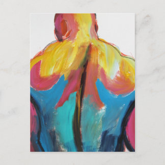 Rugger Man Broad back Briefkaart