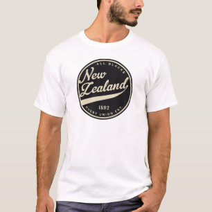 Ruggershirts Retro New Zealand Rugby T-shirt