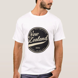 Ruggershirts Retro Nieuw-Zeeland Rugby T-shirt