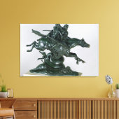 Ruggiero en Angelica Canvas Afdruk (Insitu (Woonkamer))