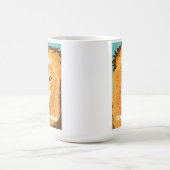 Rugir! Visage du lion graphique 15 oz. Mug (Centre)