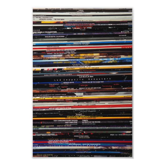 Ruglijnen Foto Afdruk (Voorkant)