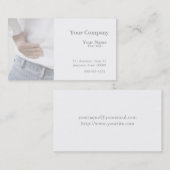 Rugpijn links visitekaartje (Voorkant / Achterkant)