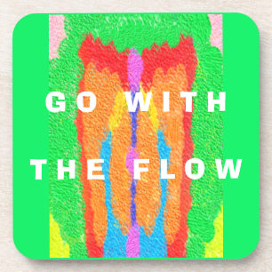 Rugs en Rags abstracte pure kunst hoogste Bier Onderzetter