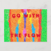 Rugs en Rags abstracte pure kunst hoogste Feestdagenkaart (Voorkant)