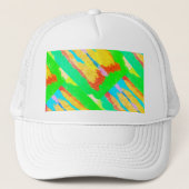 Rugs en Rags abstracte pure kunst hoogste Trucker Pet (Voorkant)