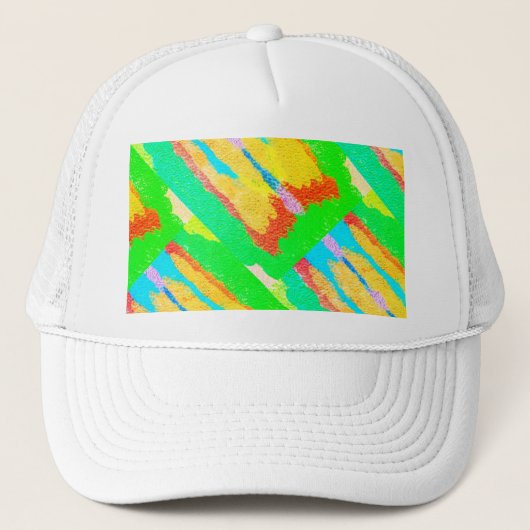 Rugs en Rags abstracte pure kunst hoogste Trucker Pet (Voorkant)