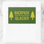 rugzak Glacier Rechthoekige Sticker (Tas)