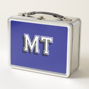 Rugzak met monogram voor jongens, blauw