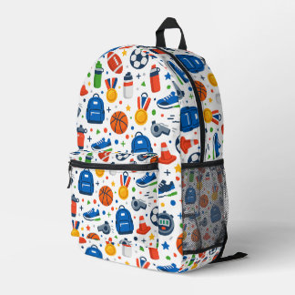Rugzak met sportpatroon voor terug naar school