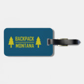 Rugzak Montana Bagagelabel (Achterkant horizontaal)