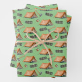 Rugzak Tent Bushcraft Camping Pattern Mok Inpakpapier Vel (In situ)