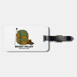 rugzak van het provinciepark Skagit Valley Bagagelabel