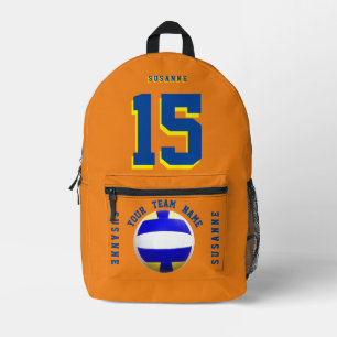 Rugzak volleybalspeler Sinaasappel sportieve tasse