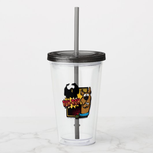 Ruh-Roh Scooby-Doo en een Ghost Acryl Drinkbeker (Voorkant)