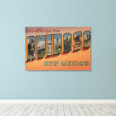 Ruidoso, New Mexico - Grote Letter-scènes Canvas Afdruk (Insitu (Houten vloer))