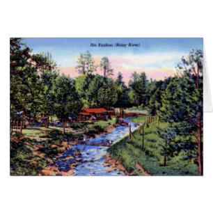 Ruidoso New Mexico Scene langs de Rio Ruidoso