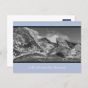 Ruig landschap Gran San Bernardo Briefkaart