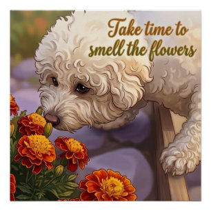 Ruik de Bloemen Perfect Poster